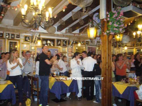 Business dinner in Burano, Venice